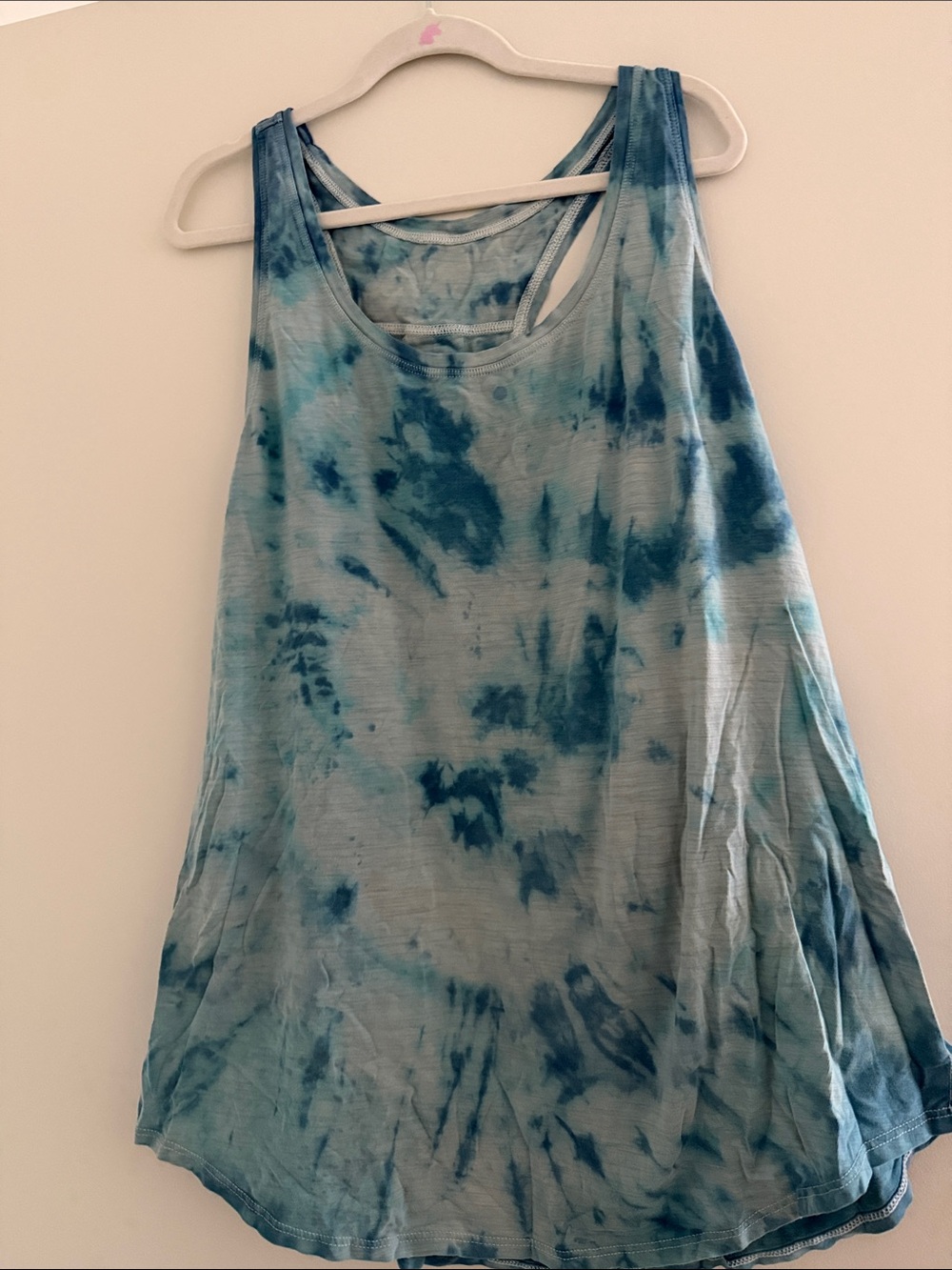 Blue Tie-Dye Lululemon Tank Top size XL